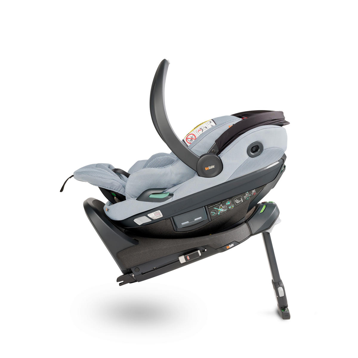 AUTO-SEDIŠTE ZA BEBE  Go Beyond²  - svetlosiva/crna, Osnovno, tekstil/plastika (64/44/59cm) - Besafe