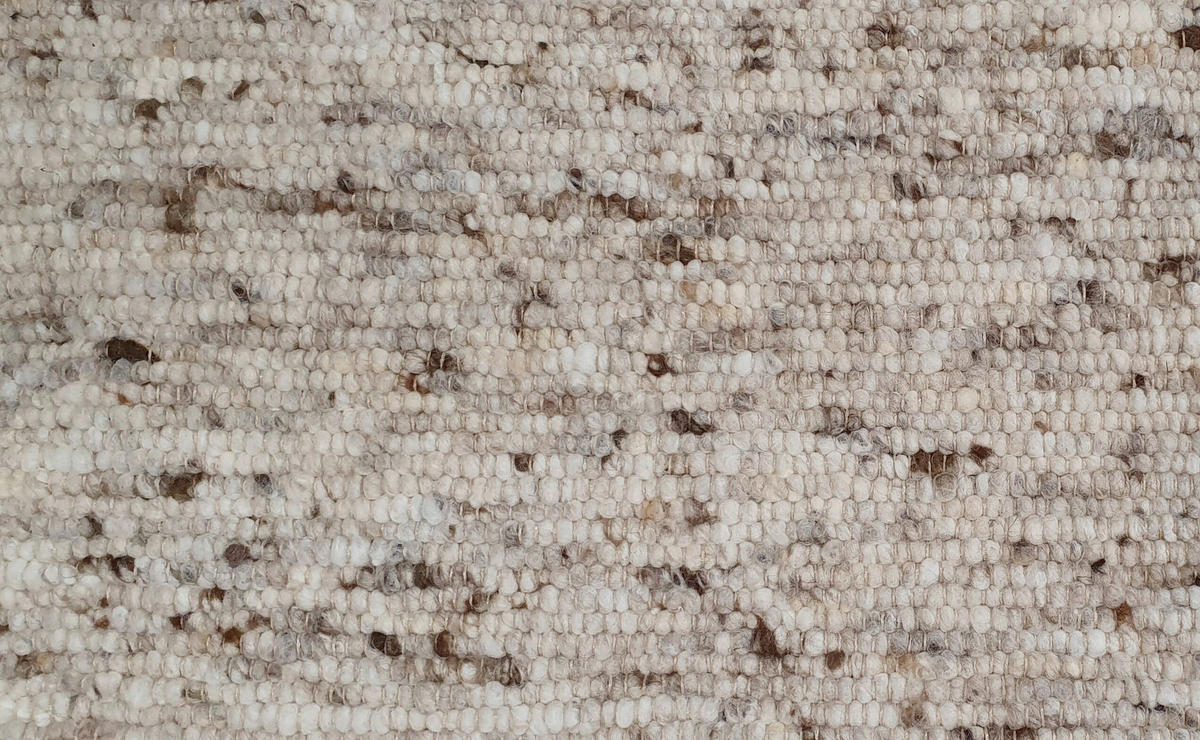 HANDWEBTEPPICH 70/130 cm Vieste Graubraun  - Graubraun, Basics, Textil (70/130cm) - Linea Natura