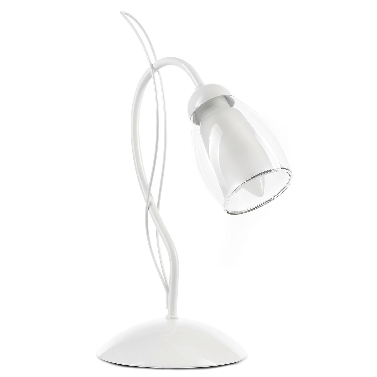 XXXLutz Tischleuchte Antron Weiß 35 cm