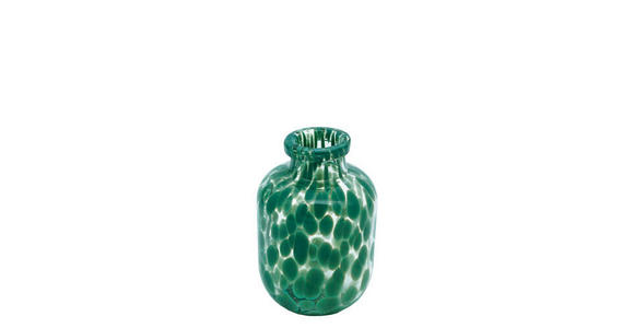 VASE 15 cm  - Grün, Basics, Glas (10/15cm) - Ambia Home