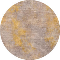 VINTAGE-TEPPICH 200 cm Ondea Onis Taupe, Goldfarben, Greige rund  - Taupe/Greige, Design, Kunststoff/Textil (200cm) - Lindorug