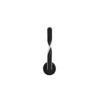 LED-WANDLEUCHTE   - Schwarz/Weiß, Design, Kunststoff/Metall (45,5/12/15cm)