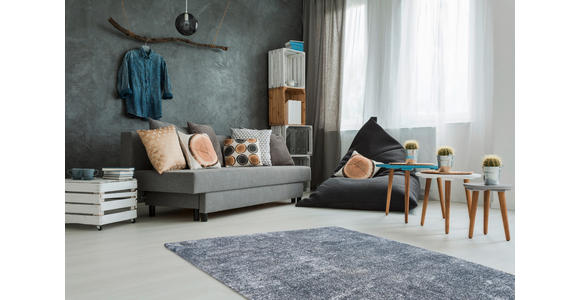 FLACHWEBETEPPICH 80/150 cm Hellblau  - Hellblau, Design, Textil (80/150cm) - Novel