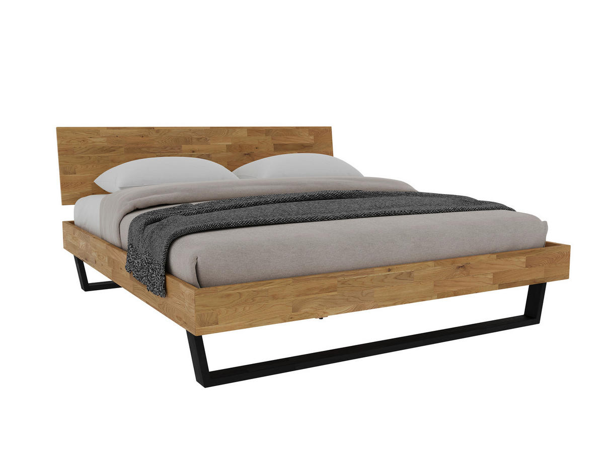 BETT 180/200 cm  in Wildeiche  - Wildeiche, MODERN, Holz (180/200cm) - MID.YOU