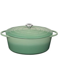 BRATENTOPF PROVENCE 7 L  - Jadegrün, Basics, Metall (38,6/26cm) - KÜCHENPROFI