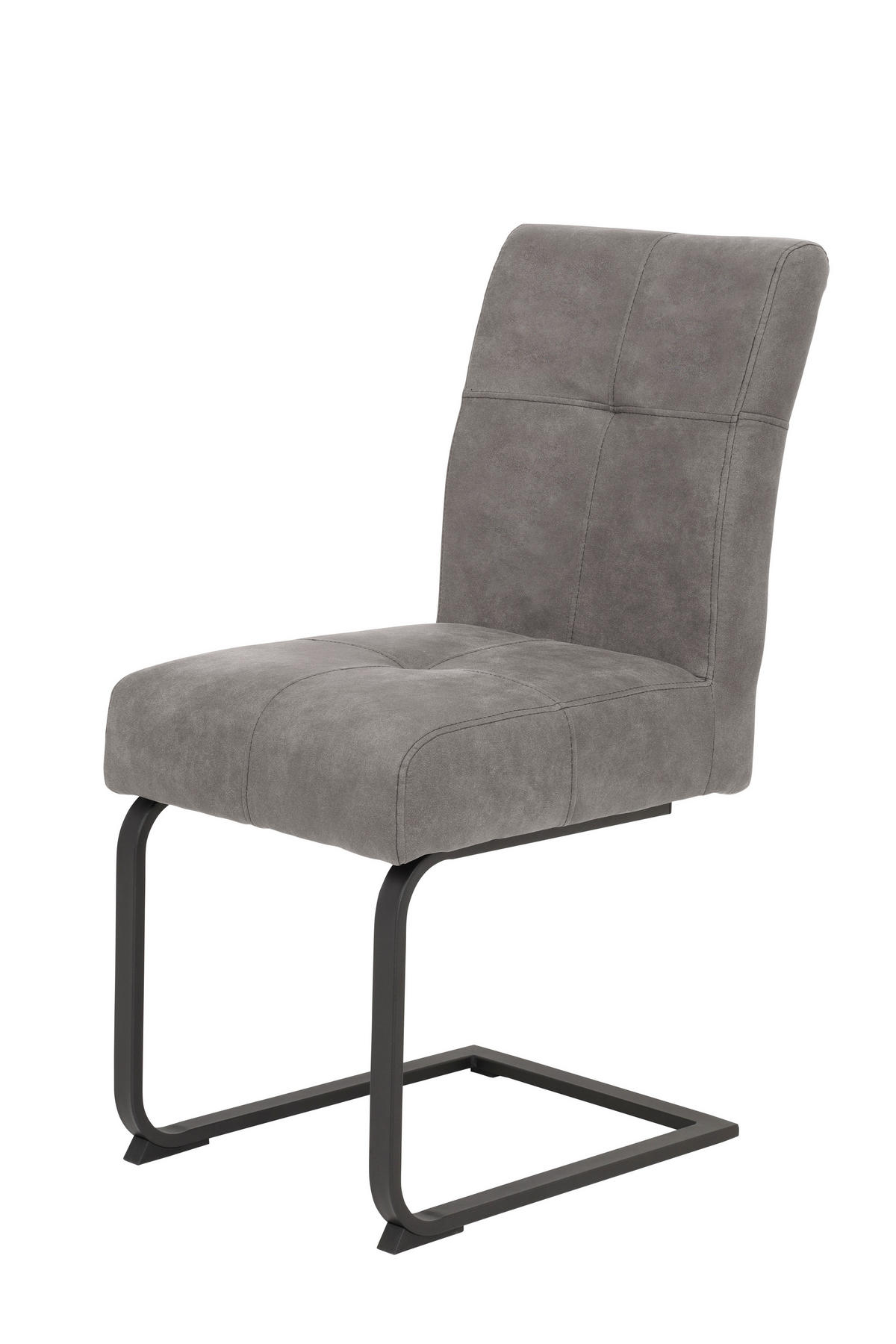 TISCHGRUPPE Grau, Eiche Artisan  - Eiche Artisan/Grau, MODERN, Textil/Metall (120 - 160/76/80cm) - MID.YOU