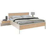 BETTANLAGE 180/200 cm  in Eichefarben, Champagner  - Champagner/Eichefarben, Design, Holz/Holzwerkstoff (180/200cm) - Dieter Knoll