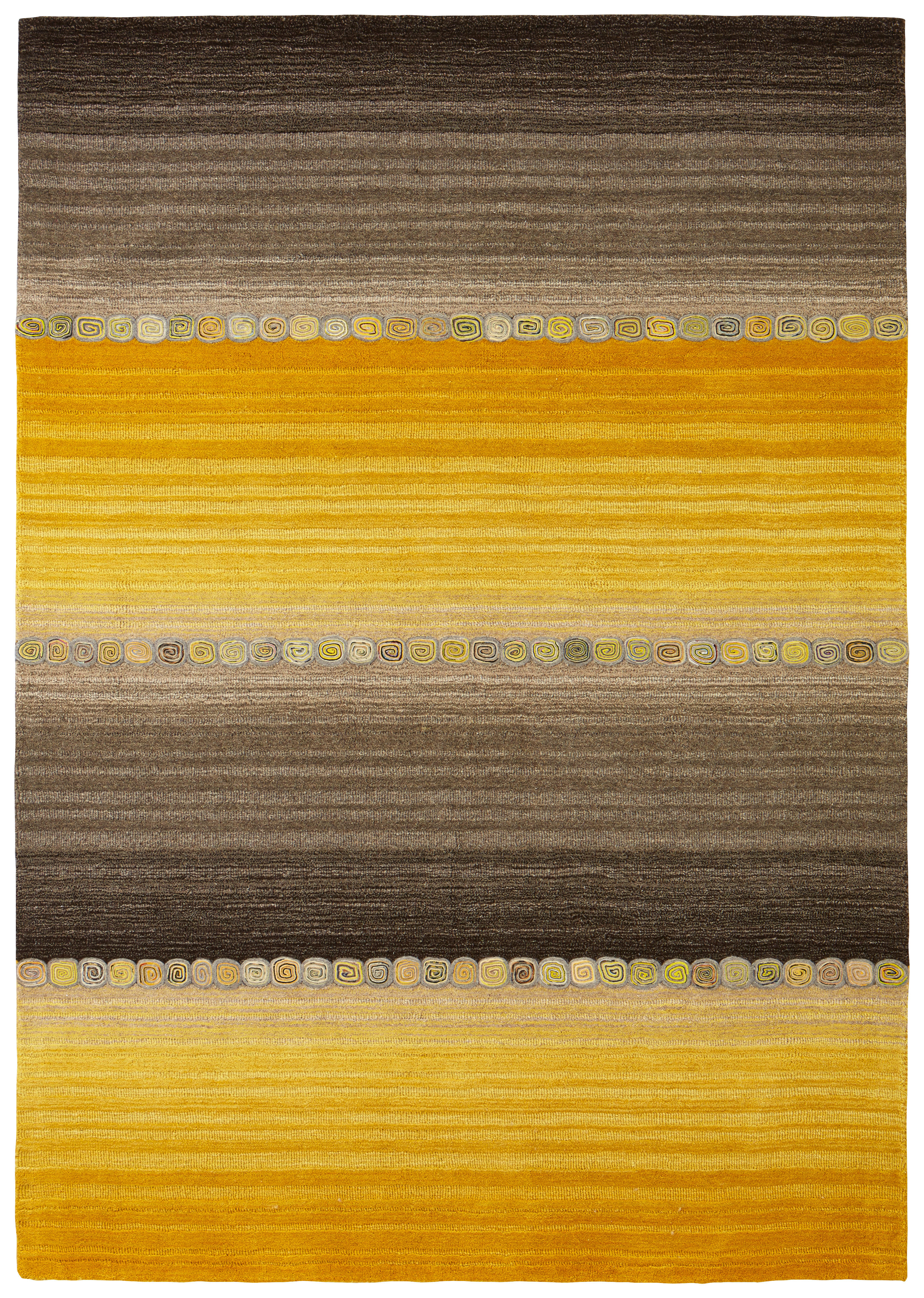 ORIENTALISK MATTA  Twilight in yellow  - brun/gul, Lifestyle, textil (60/90cm) - Cazaris