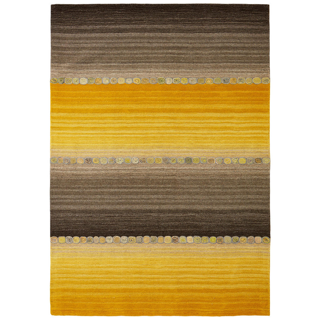 Cazaris ORIENTÁLNÍ KOBEREC, 250/350 cm, hnědá, žlutá - hnědá,žlutá