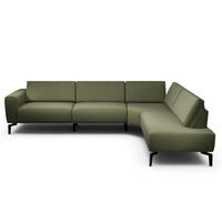 Freisteller von SENSOO ECKSOFA Cosy Waldgrün Chenille.