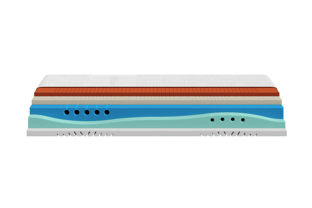KALTSCHAUMMATRATZE 90/200 cm Höhe ca. 26 cm  - Basics, Textil (90/200cm) - Sembella