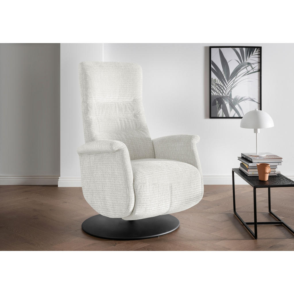 Thumbnail - Livetastic Relaxsessel, Weiß, Textil, 72x118x85-165 cm, Made in EU, Relaxfunktion, Herz-Waage-Funktion, Sitzfläche 360° ...
