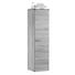 MIDISCHRANK - Kastanienfarben/Chromfarben, Design, Glas/Holzwerkstoff (40/148,8/34,8cm) - Welnova MIDISCHRANK - Kastanienfarben/Chromfarben, Design, Glas/Holzwerkstoff (40/148,8/34,8cm) - Welnova