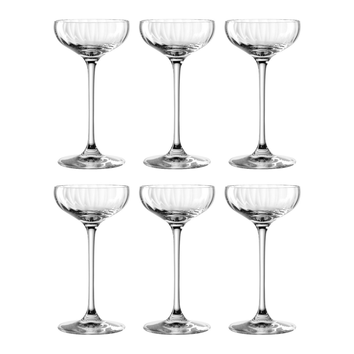 GLÄSERSET Poesia 6-teilig  - Transparent, Trend, Glas (90ml) - Leonardo