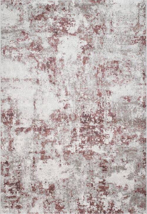 WEBTEPPICH 67/140 cm Sorrent Grau, Rosa, Silberfarben - Silberfarben/Rosa, Design, Textil (67/140cm) - Novel