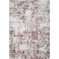 WEBTEPPICH 67/140 cm Sorrent Grau, Rosa, Silberfarben  - Silberfarben/Rosa, Design, Textil (67/140cm) - Novel