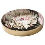 KERZENTELLER - Goldfarben/Schwarz, Trend, Metall (15,5/2cm) - Ambia Home