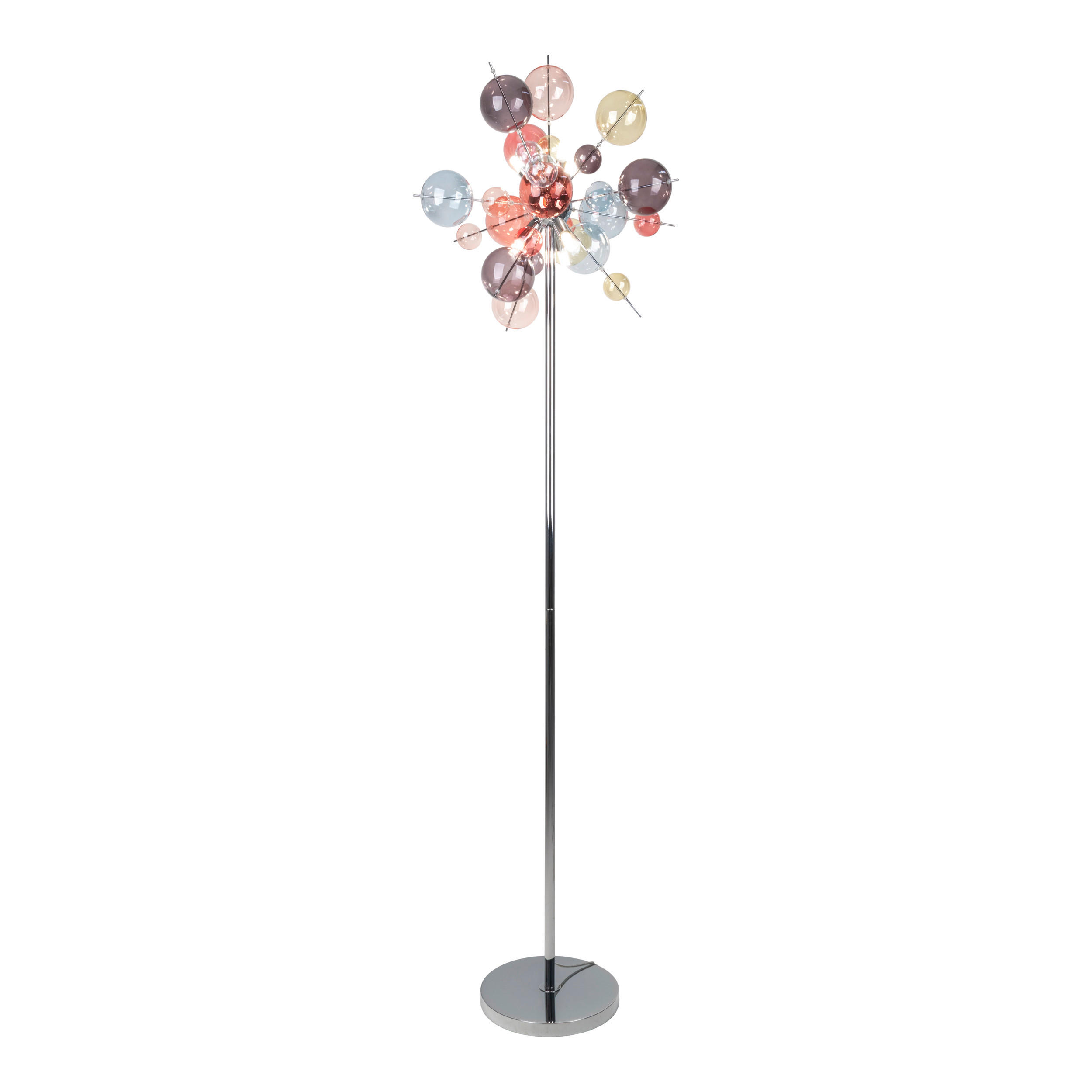 Thumbnail - Näve Stehleuchte Explosion, Chrom, Glas, rund,rund, 169 cm, Farben fixierbar, Lampen & Leuchten, Innenbeleuchtung, Leuch...