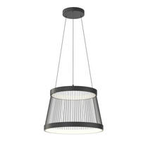 LED-PENDELLEUCHTE 50/50/150 cm  - Schwarz, Design, Metall (50/50/150cm)