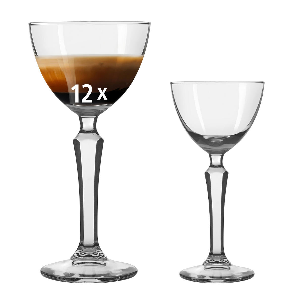 GLÄSERSET SPEAKEASY  12-teilig  - Klar, Basics, Glas (8/16cm)