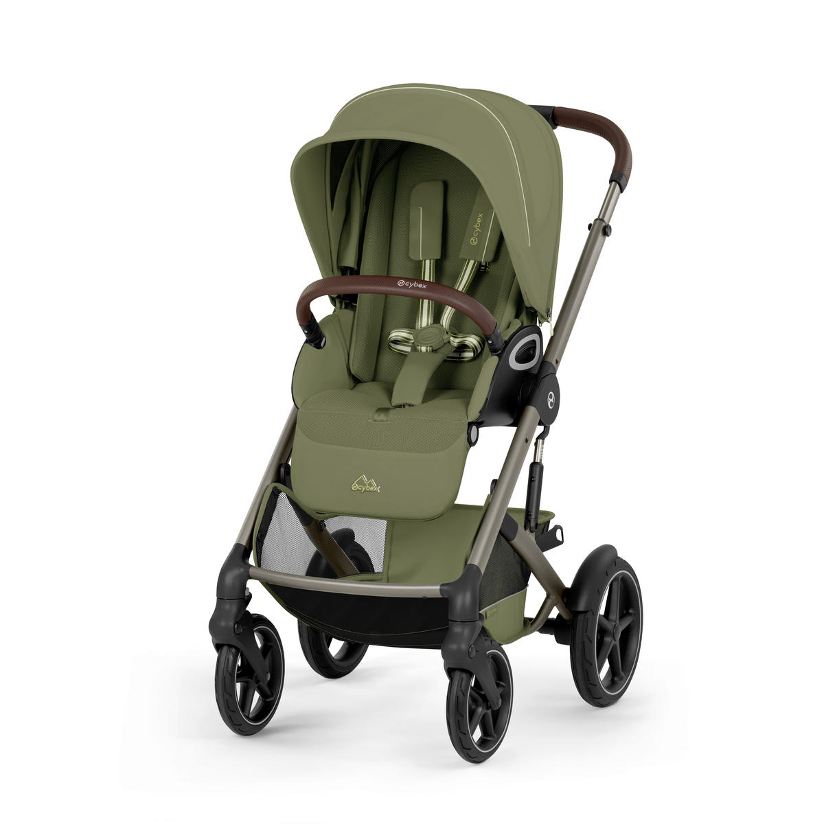 KINDERWAGEN Talos S TPE inkl. Fold-Carrycot  - Taupe/Khaki, Basics, Textil/Metall (93/60/115cm) - cybex GOLD