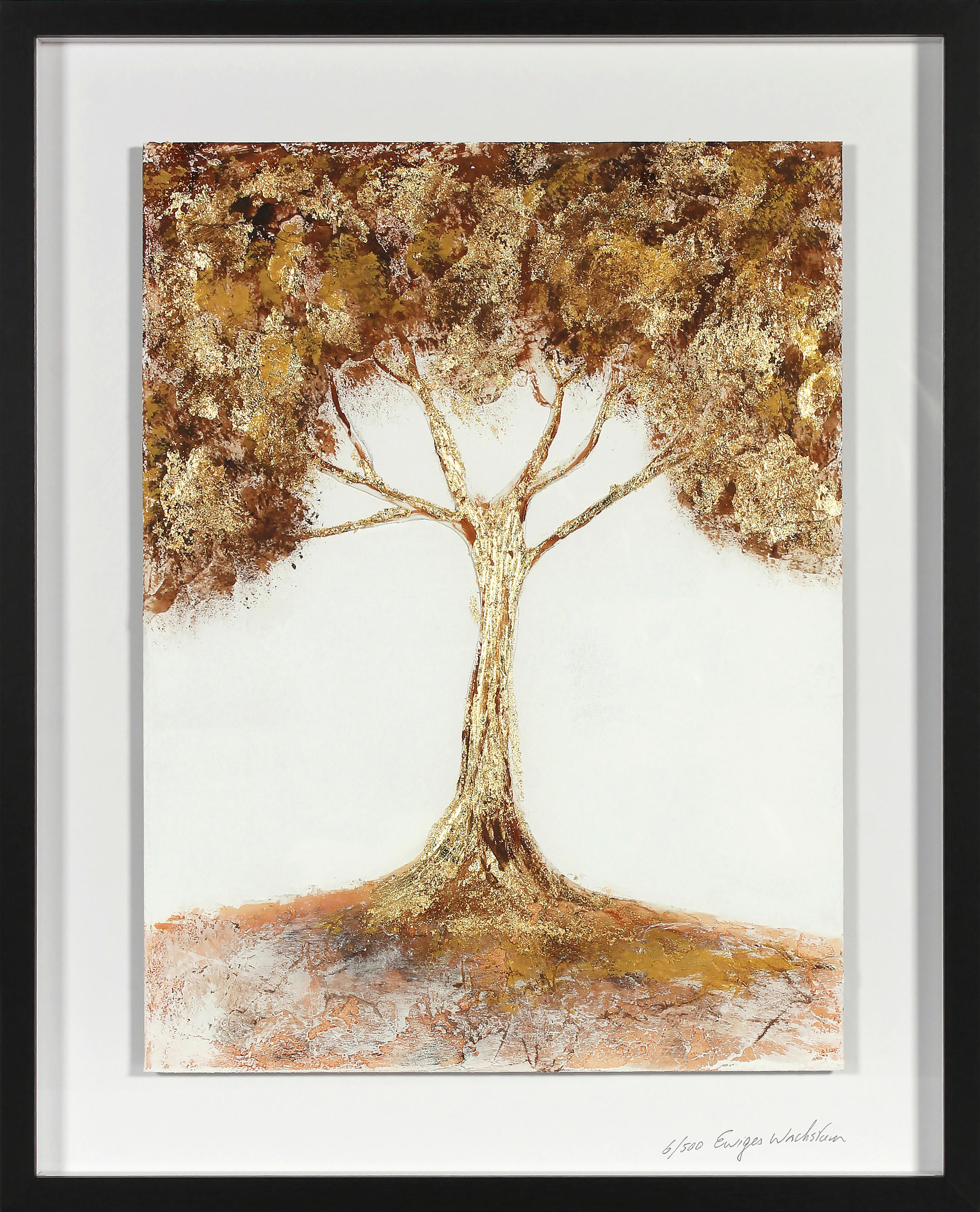 ORIGINALBILD Landschaft & Natur, Abstraktes 52,2/72,2/3 cm  - Multicolor/Schwarz, KONVENTIONELL, Holz/Papier (52,2/72,2/3cm)