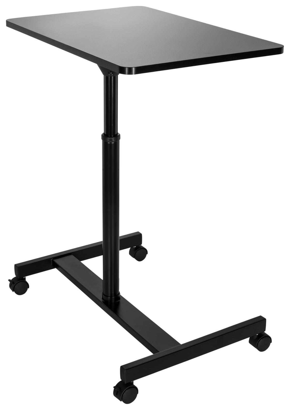 STOJEČI PULT - črna, Basics, kovina/leseni material (70/48/80-114cm) - MID.YOU