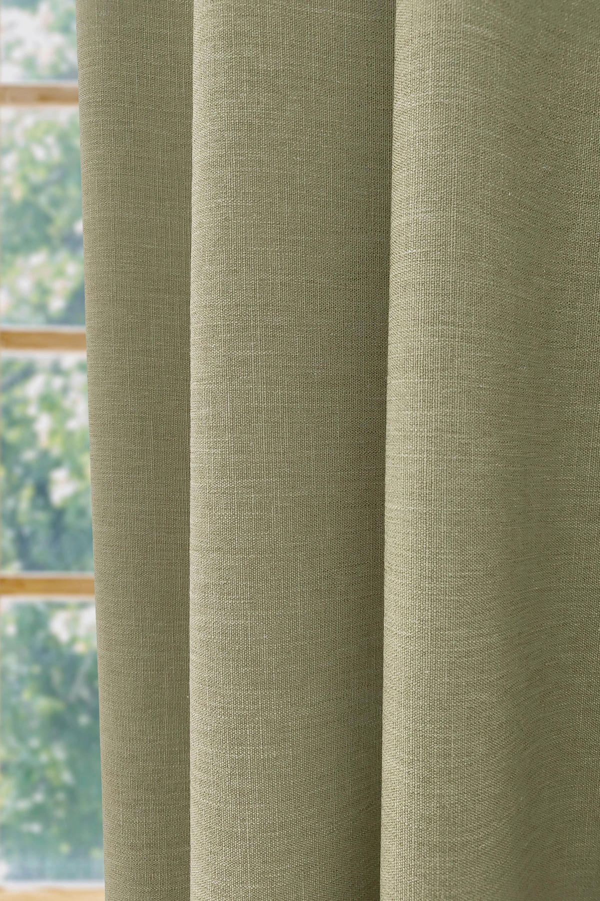 VORHANGSTOFF per lfm blickdicht  - Hellgrün, Basics, Textil (148cm) - Esposa