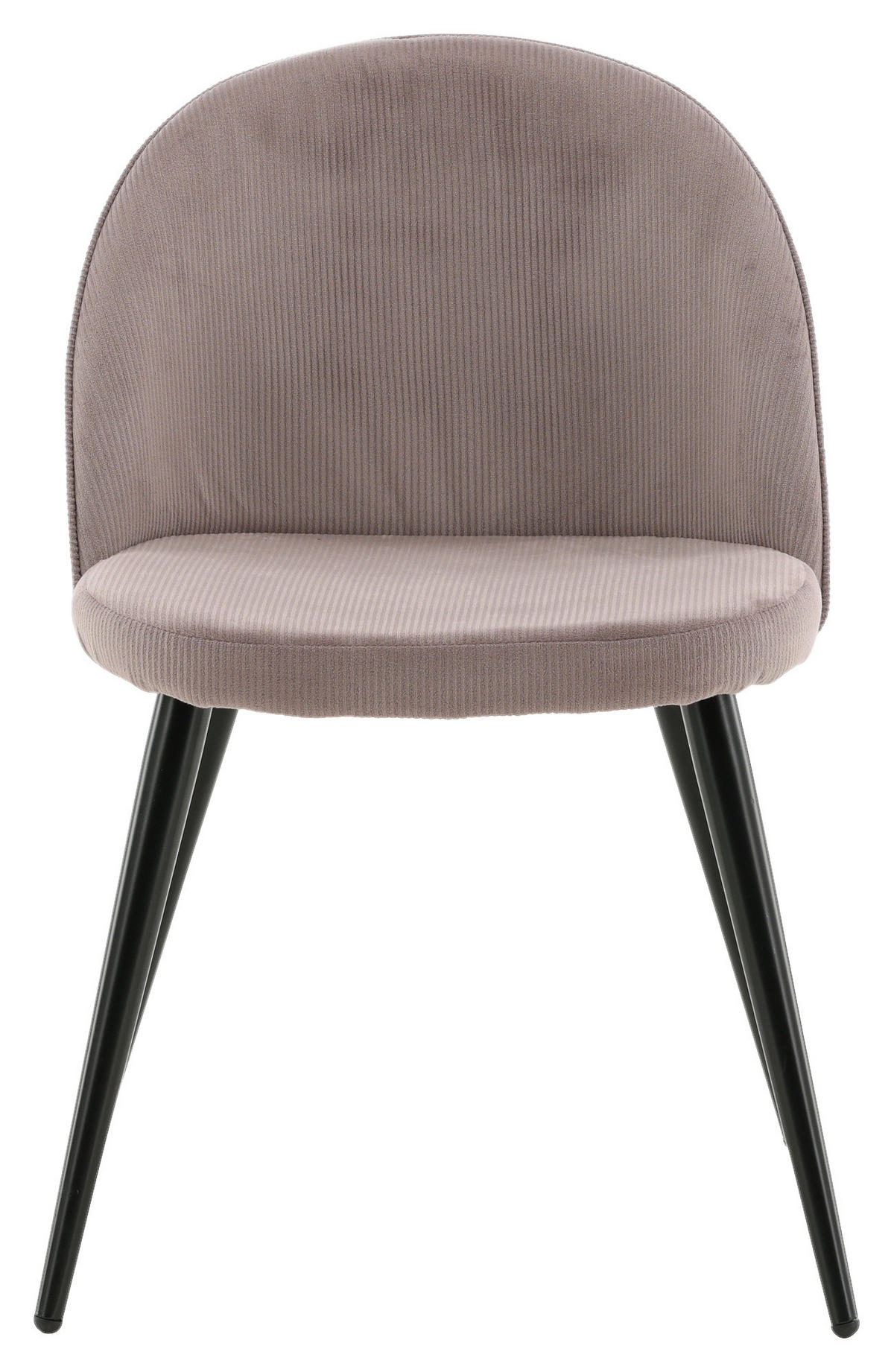 STUHL-SET 2 Stück  in Stahl Cord  - Pink/Schwarz, Design, Textil/Metall (57/76,5/50cm) - Livetastic