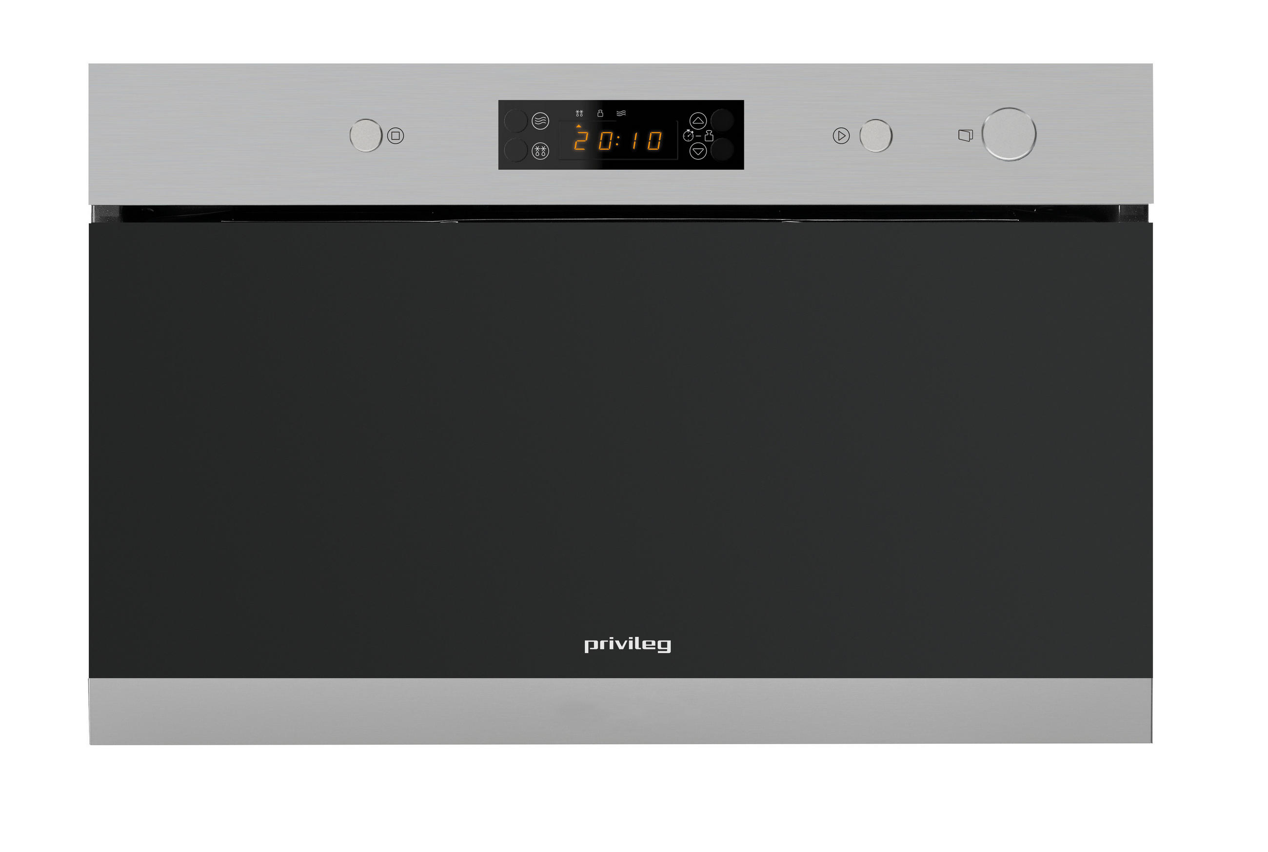 EINBAUMIKROWELLE PMNK3 2138 IN  - Edelstahlfarben, Basics, Glas/Kunststoff (59,5/38,2/29,9cm) - Privileg