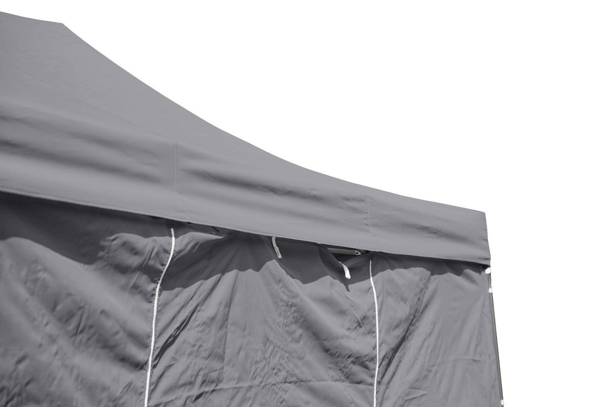 PAVILLON 450/330/300 cm   - Grau, KONVENTIONELL, Textil/Metall (450/330/300cm) - Siena Garden