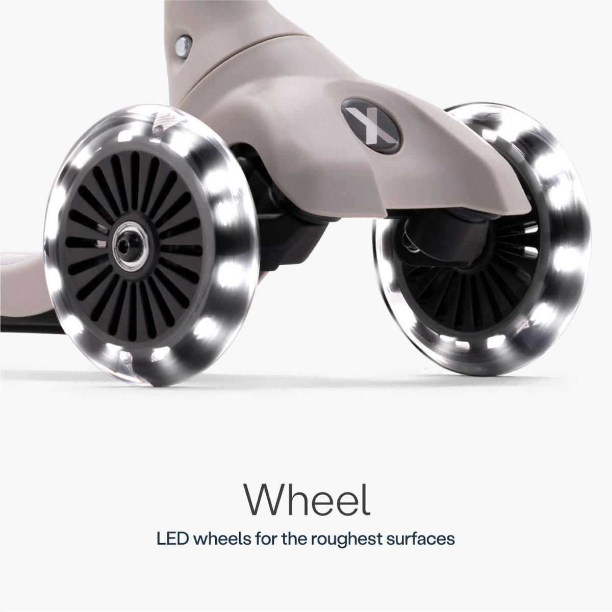 KINDERSCOOTER Xtend Mini+  - Grau, Basics, Metall (24/90,5/66cm)