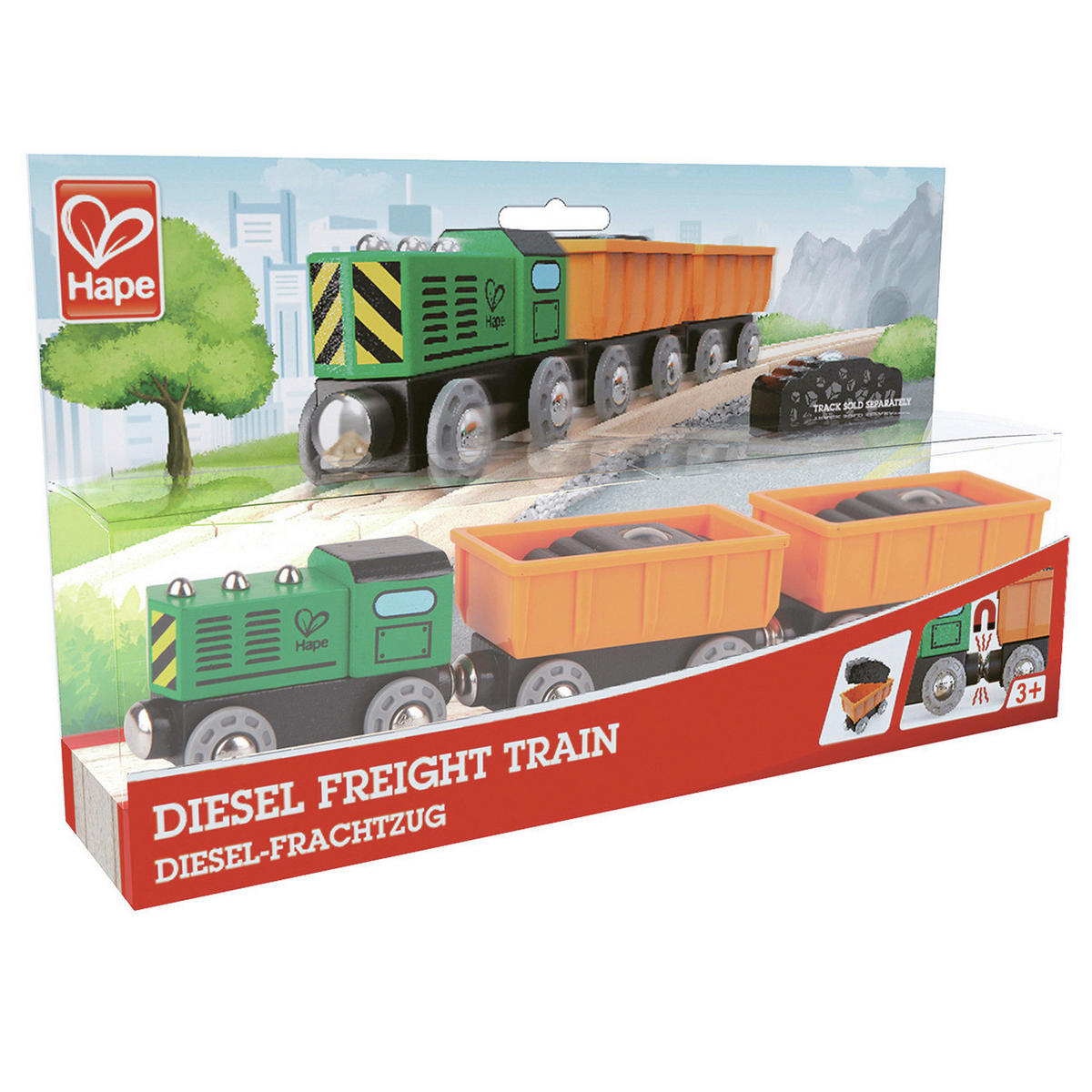 EISENBAHNZUBEHÖR - Multicolor, Basics, Holz/Kunststoff (25,0/4,8/3,5cm) - Hape