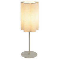 TISCHLEUCHTE - Beige, Trend, Kunststoff/Textil (15/50cm) - Novel