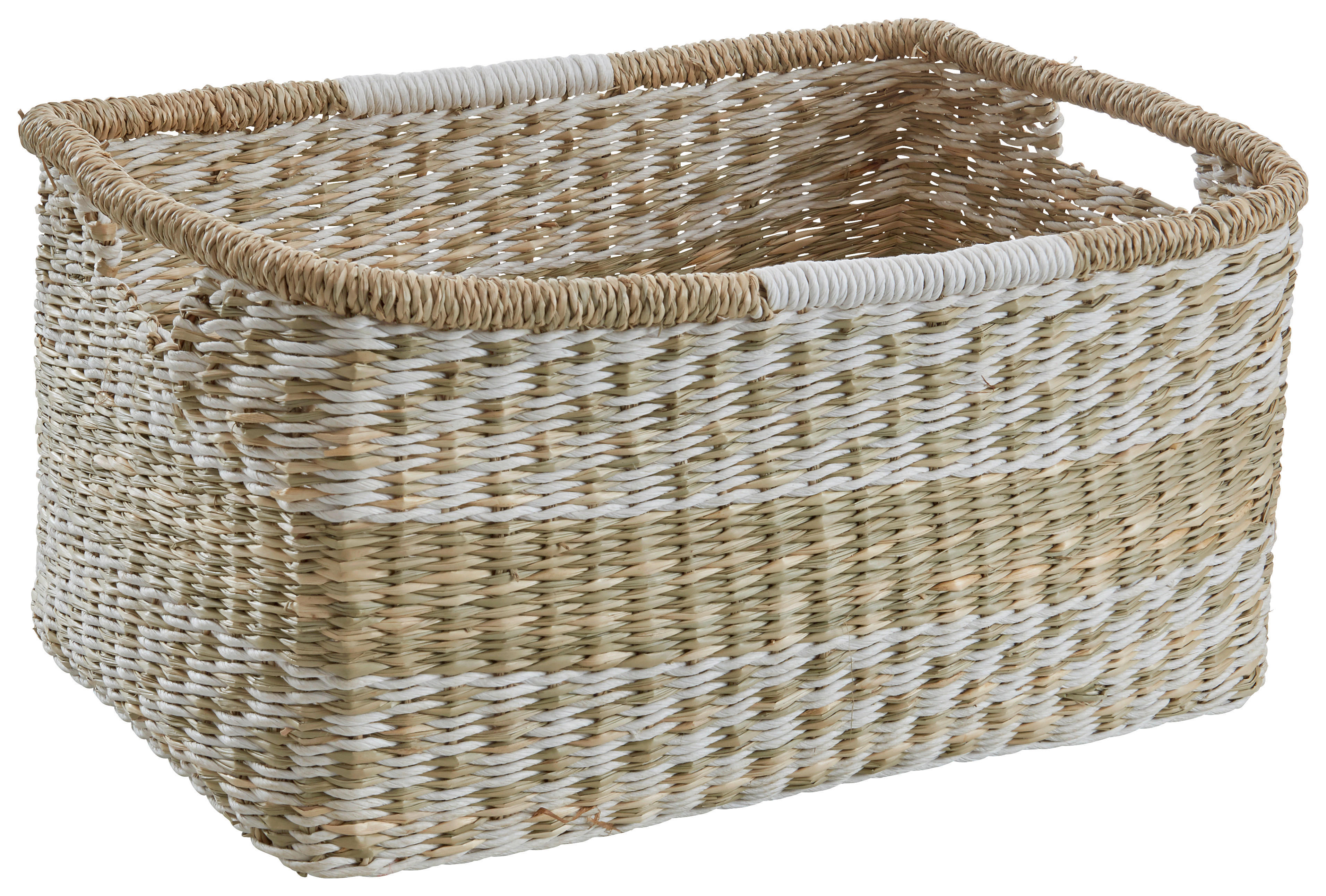 POLCKOSÁR 35/25/17 cm  - natúr színű/fehér, Lifestyle, természetes anyagok/papír (35/25/17cm) - Landscape