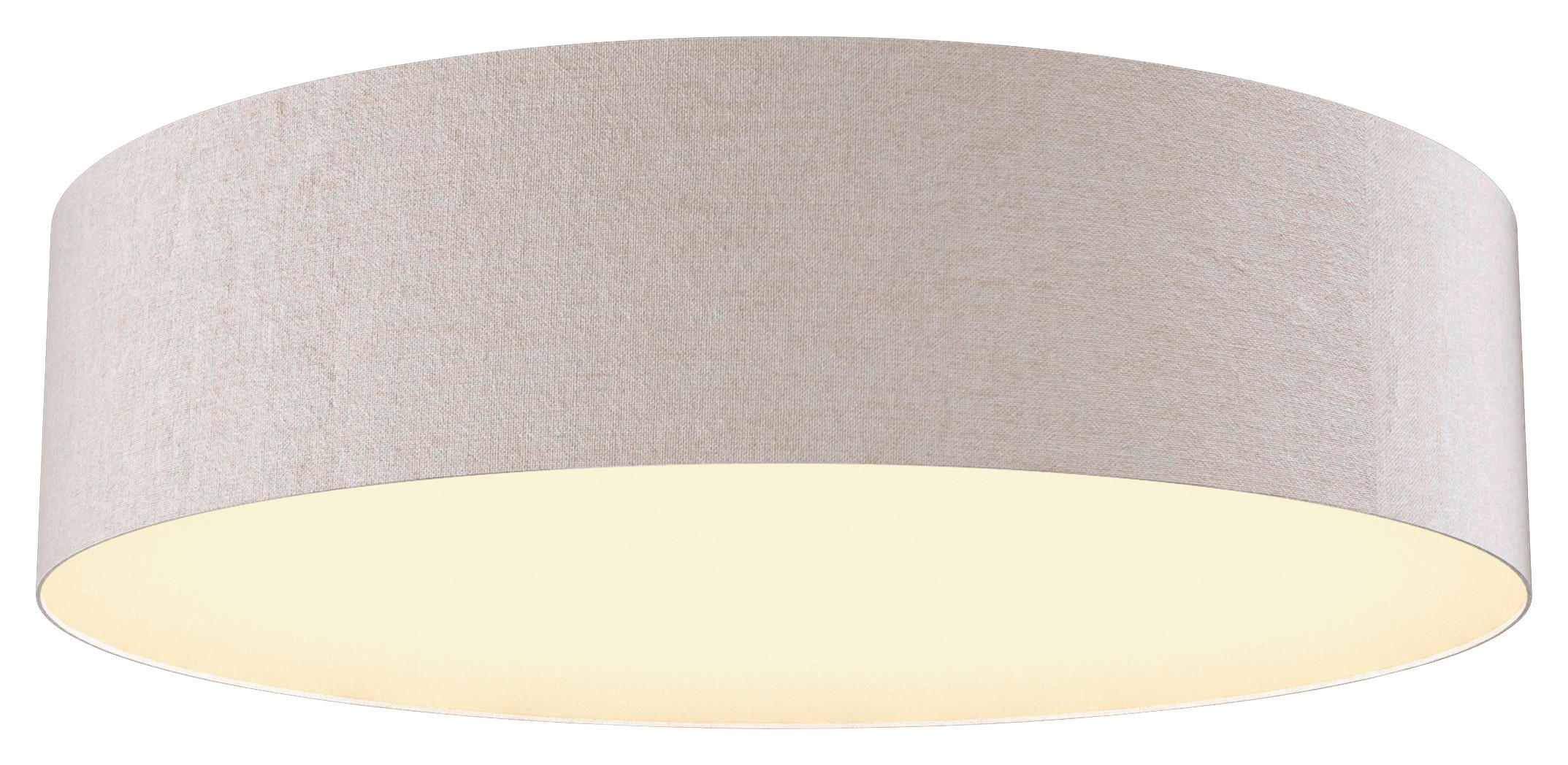 Thumbnail - Tint Led-Deckenleuchte, Sand, Textil, 400 mm, rund,rund, F, Farbwechsler, ZigBee-Technologie, Smartphone-Steuerung, Lamp...