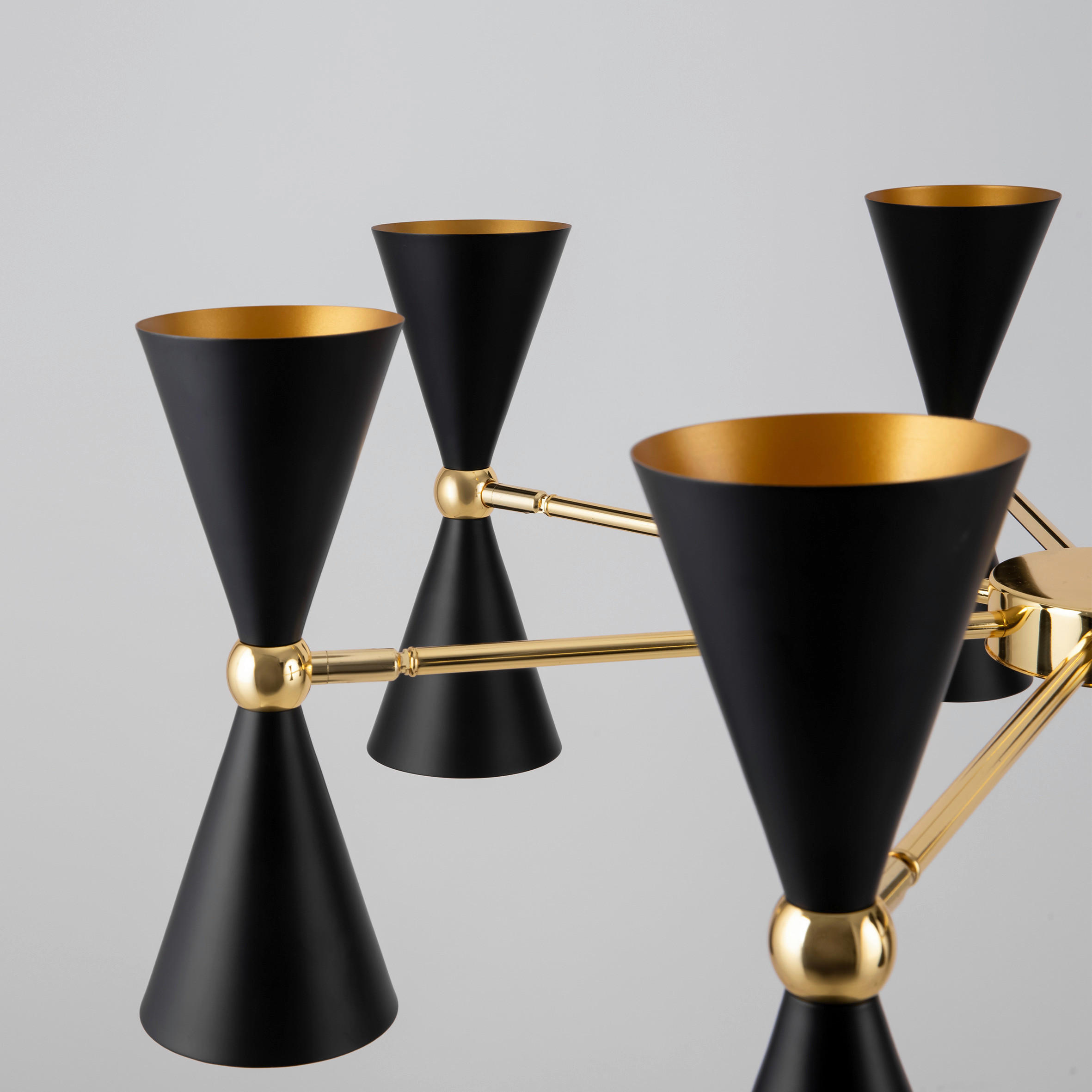 PENDELLEUCHTE 91/32/91 cm  - Goldfarben/Schwarz, Trend, Metall (91/32/91cm) - MAYTONI