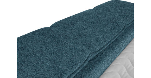 BOXBETT 120/200 cm in Petrol - Petrol/Schwarz, KONVENTIONELL, Holz/Holzwerkstoff (120/200cm) - Xora
