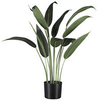 KUNSTPFLANZE 90 cm  - Schwarz/Grün, Basics, Kunststoff (90cm)