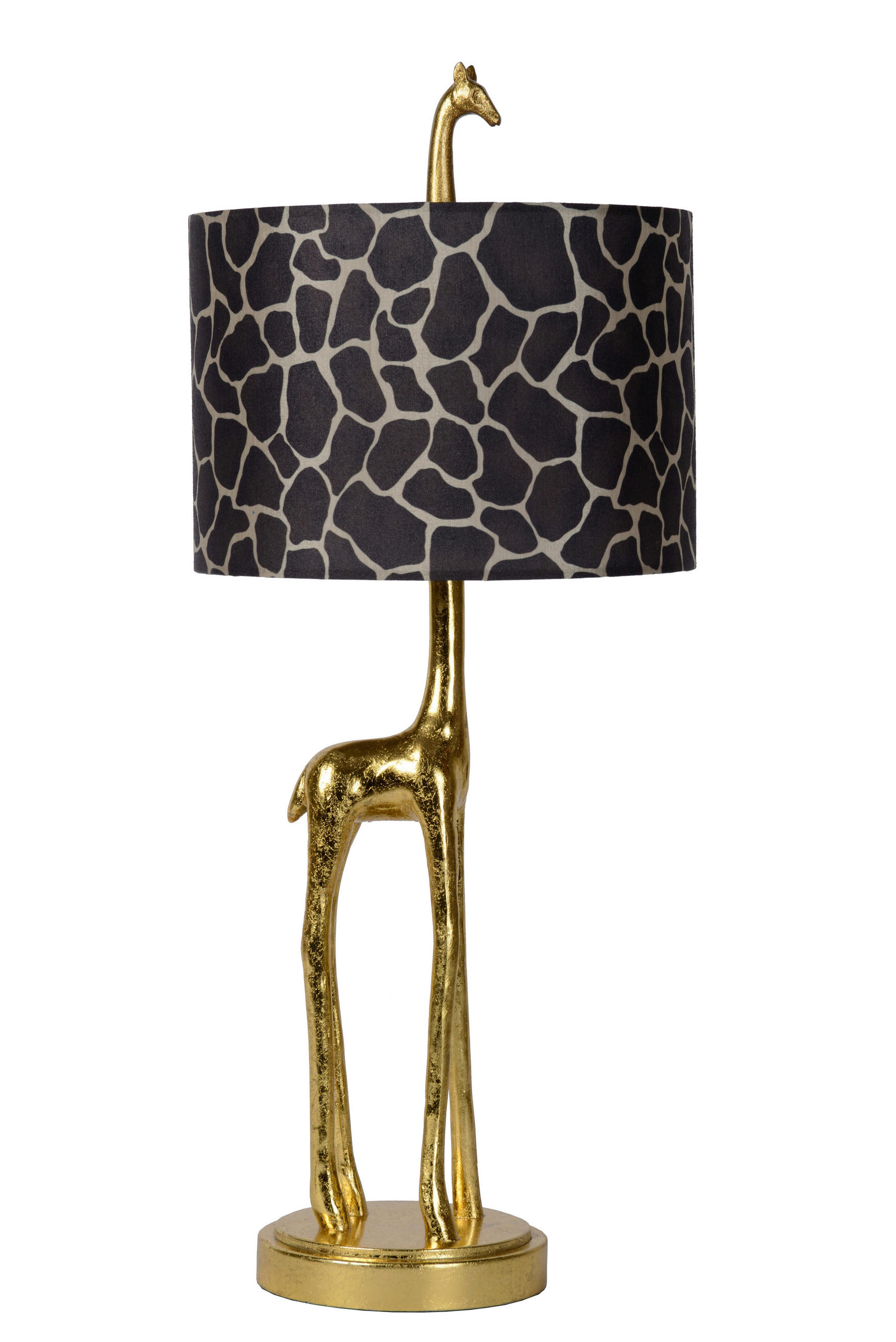 TISCHLEUCHTE EXTRAVAGANZA MISS TALL 25/60.5 cm   - Messingfarben/Braun, LIFESTYLE, Kunststoff/Textil (25/60.5cm) - Lucide