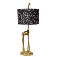 TISCHLEUCHTE EXTRAVAGANZA MISS TALL 25/60.5 cm   - Messingfarben/Braun, LIFESTYLE, Kunststoff/Textil (25/60.5cm) - Lucide