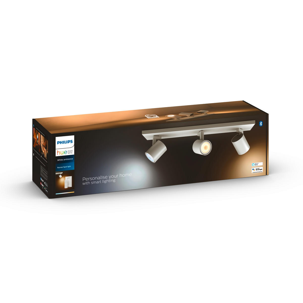 LED-STRAHLER - Weiss, Basics, Metall (48/10,90/8,90cm) - Philips HUE