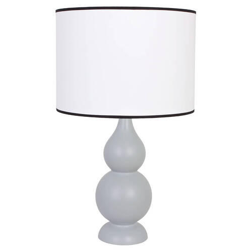 TISCHLEUCHTE 35/60 cm   - Grau, KONVENTIONELL, Holz (35/60cm)