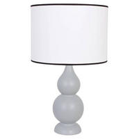 TISCHLEUCHTE 35/60 cm   - Grau, KONVENTIONELL, Holz (35/60cm)
