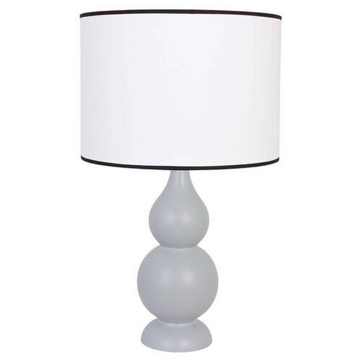TISCHLEUCHTE 35/60 cm   - Grau, KONVENTIONELL, Holz (35/60cm)