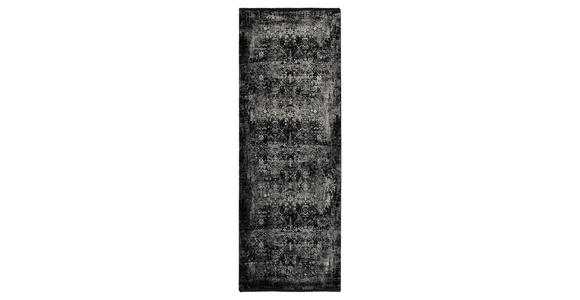LÄUFER 80/200 cm Calais Grau, Schwarz - Schwarz/Grau, Design, Textil (80/200cm) - Dieter Knoll