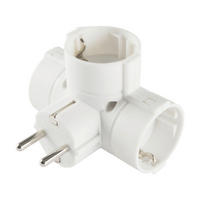 ELOSZTÓ - fehér, Basics, műanyag/fém (16/20/7cm)