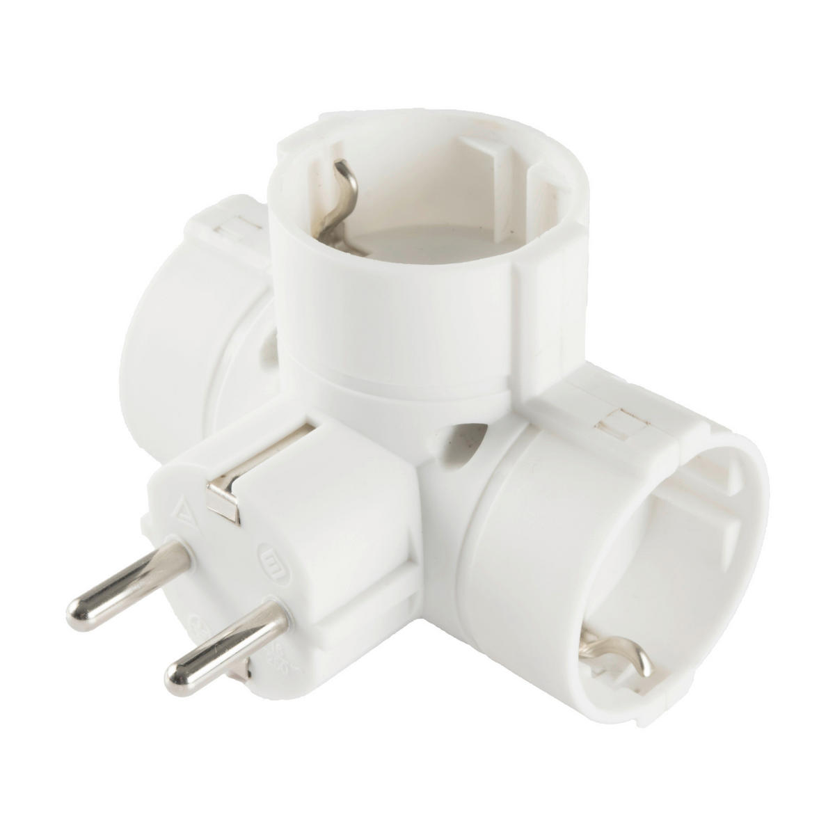 ELOSZTÓ - fehér, Basics, műanyag/fém (16/20/7cm)