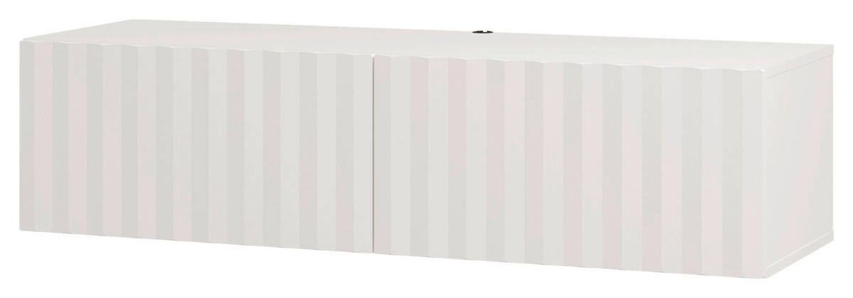 TV STOLEK, bílá, 128/32/42 cm - bílá, Basics, kompozitní dřevo (128/32/42cm) - Xora