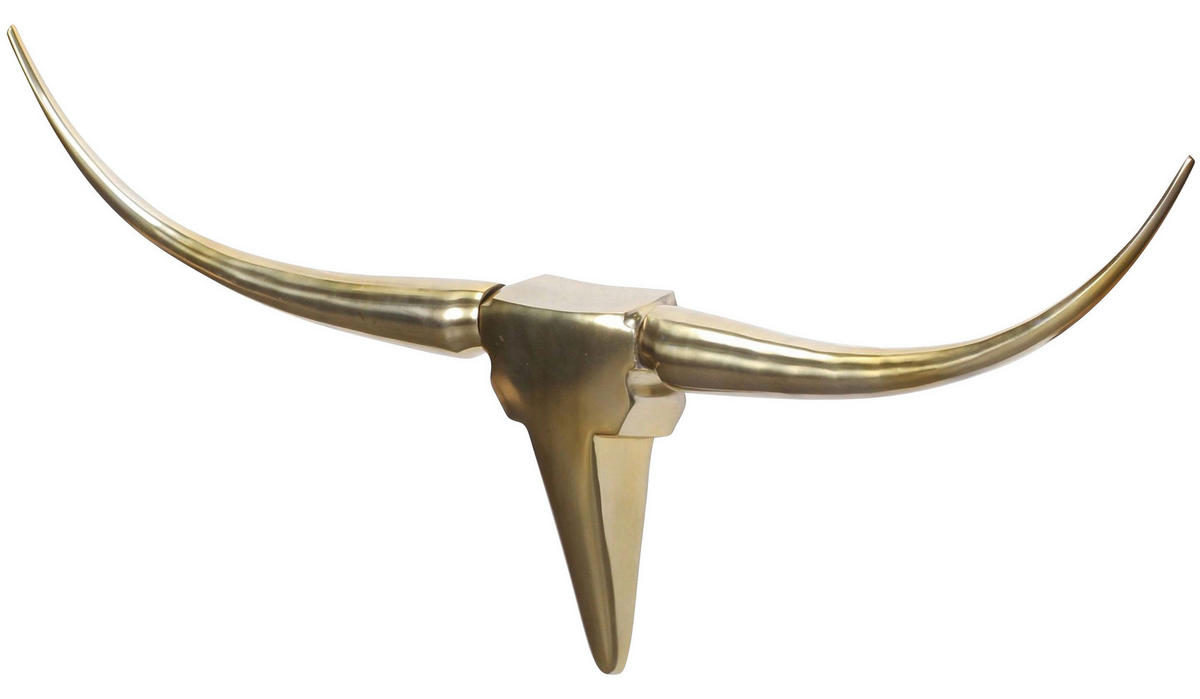 WANDDEKO  - Goldfarben, Modern, Metall (100/40/6cm) - MID.YOU